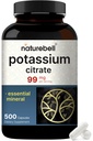 カリウムのクエン酸塩の補足99mg、500のカプセル 容易に吸収されたChelatedの形態–必須のミネラル電解質バランス–サポート筋肉、骨、及び中心の健康–非GMO