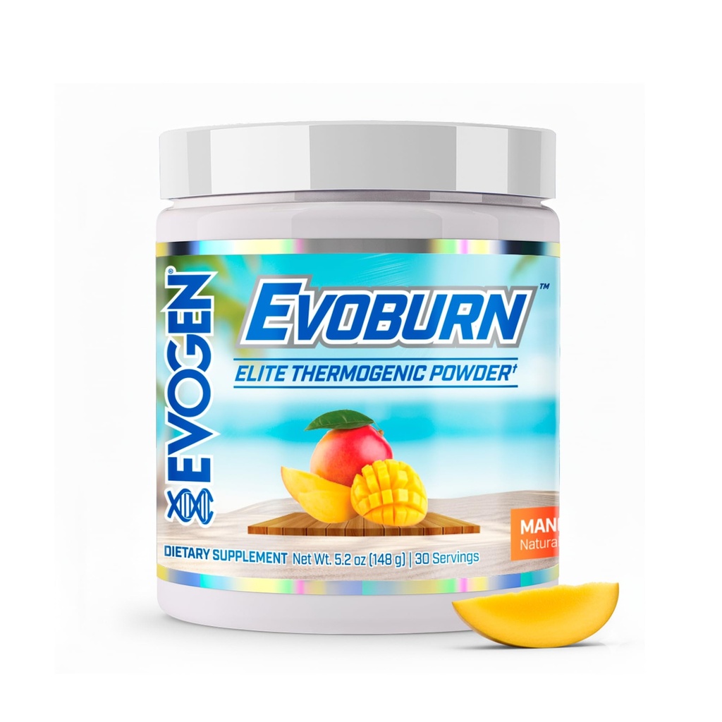 Evogen Evoburn - 男性と女性のためのThermogenic脂肪バーナー  エネルギー、焦点、および食欲制御  MitoBurn&カフェインとの高度のMetabolismブースターの脂肪質のバーナーの方式 マンゴ  30のサービング