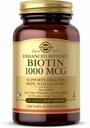 Solgar Biotin 1000 mcg - 250 野菜カプセル - ヘルシーな肌、爪と髪をサポート - Non-GMO、ビーガン、グルテンフリー、乳製品フリー、コーシャ - 250 サービング