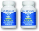 ADK 10サプリメント(180カウント) - ビタミンA1、D3、K2(MK7)を骨の健康 - 免疫システムサポート - グルテンフリー、大豆無料、非GMO - 90カプセル