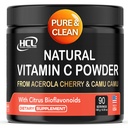 Acerolaチェリー&カムカムパウダーの天然ビタミンC - シトラスBioflavonoidsの高吸収 - 免疫システム&コラーゲンブースター - アメリカで作られたアンチエイジングスキンビタミン90サービング