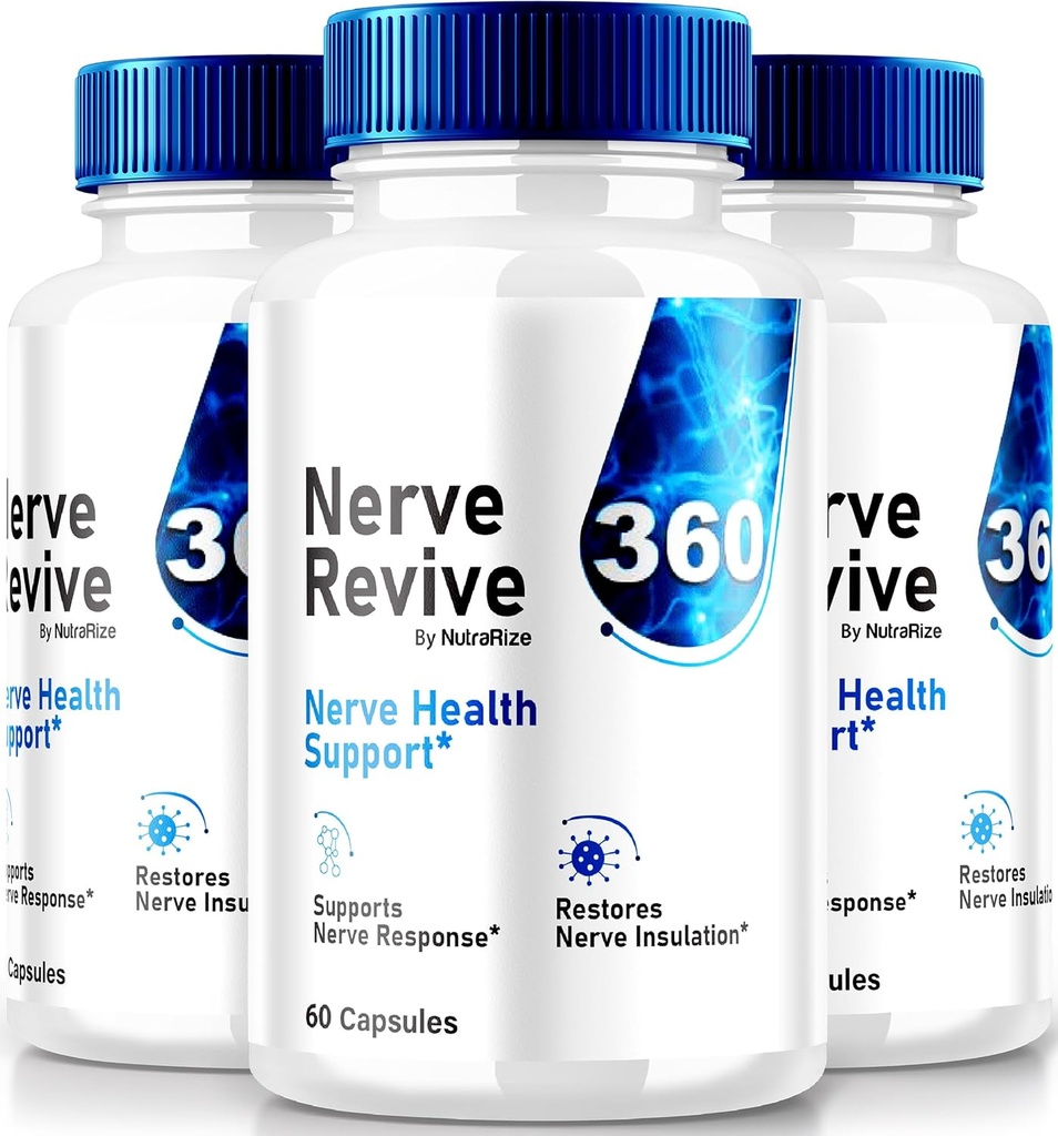 (3パック)Nerve Revive 360の補足、全面的なウェルネス、優れた方式、NerveRevive 360のビタミンのカプセルのためのすべての自然なNerveサポート(180のカプセル)