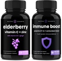 NutraChamps エルダーベリーと(2パック)免疫ブーストバンドル