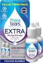 TheraTears Extra ドライアイドロップ、ツインパック、2ボトルx 0.5 fl oz(パッケージ1)