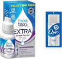 TheraTearsの余分乾燥した目はQ-Tips 100%の綿の綿の綿の500の計算と0.5のflのoz 2の計算を落とします