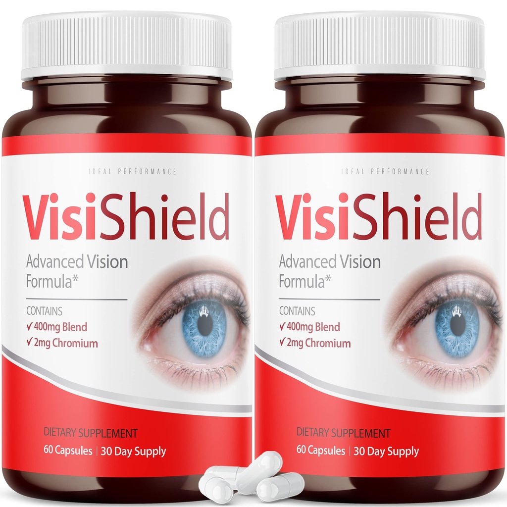 (2パック) 目の補足の丸薬のビタミン(120カプセル)のためのVisishieldの高度の視野の方式