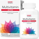 GNC Women’s Active Multivitamin Clinically Proven for Nutrition, Exercise Recovery, Energy Production, Bone Health, Beauty, Immune, Biotin, Iron, Zinc, 180 Caplets
