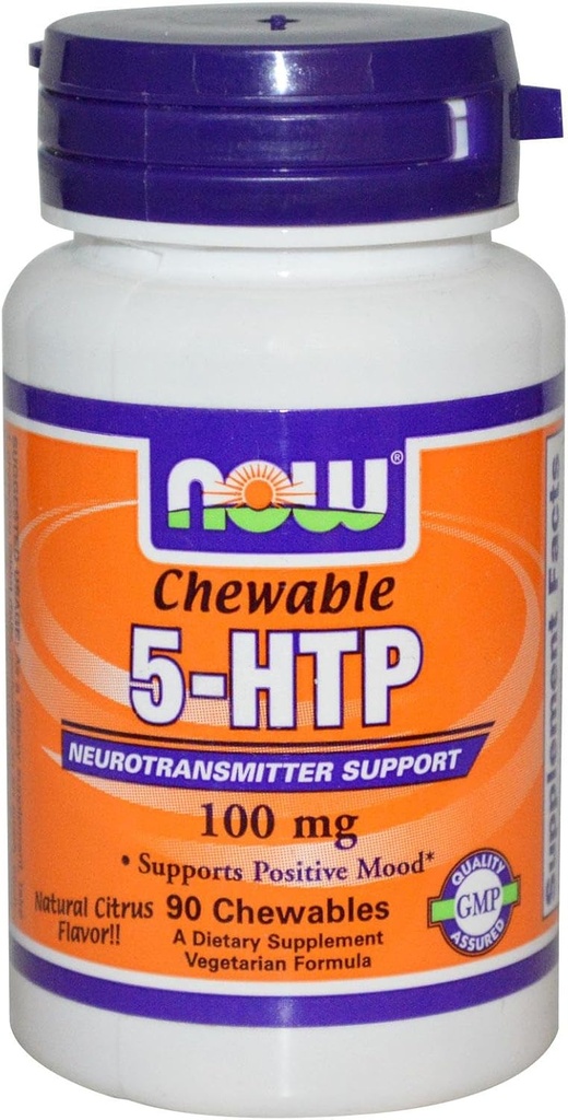 今食糧5-HTPのChewable自然なCitrus - 100のmg - 90のChewables
