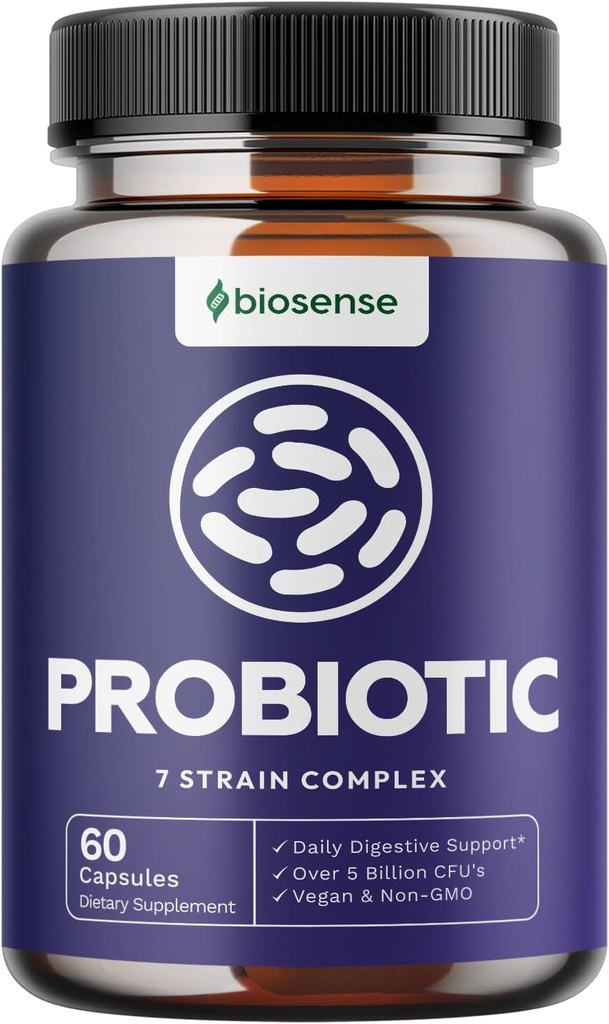 Probiotics and Prebiotics Gut Health Supplements - Advanced Acidophilus Probiotic Supplement for Upset Stomach Relief pH Balance and Digestive Support - Daily Probiotic Immune Support Supplement