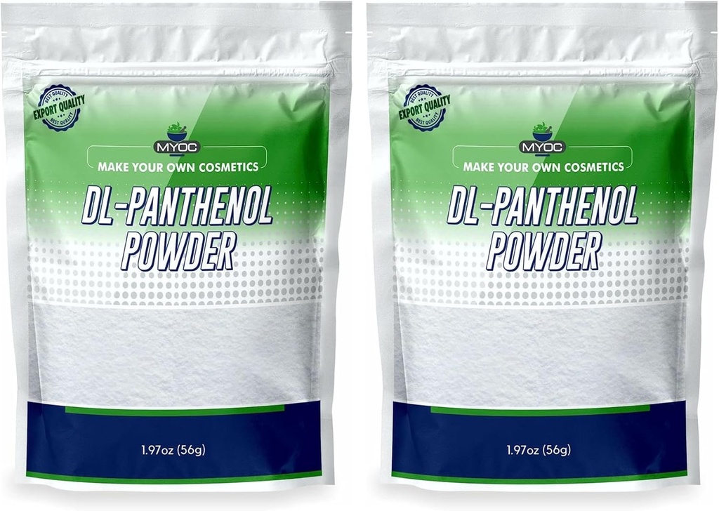 DL-Panthenolの粉Provitamin B5の粉のブレンド- 1.97oz 56gm (パッケージ2)