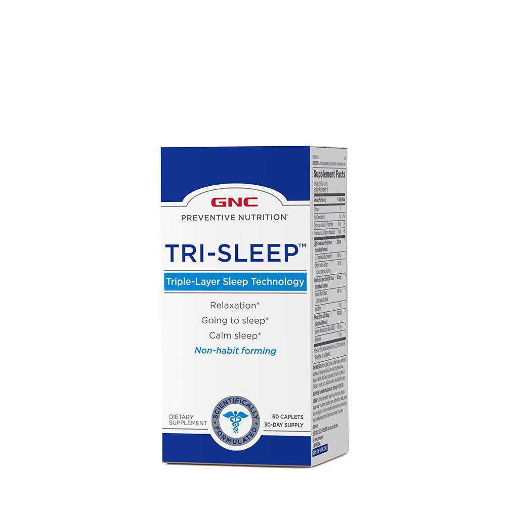 GNC予防栄養トリプルスリープ、カルム睡眠とリラックス、60カプレット