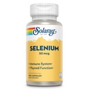 Solaray Selenium 50 mcg、健康な免疫システム、甲状腺機能及び酸化防止サポート、100カプセル