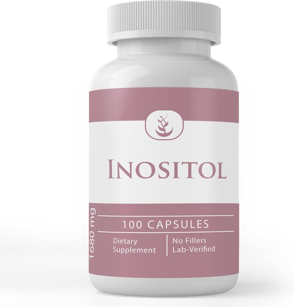 PURE ORIGINAL INGREDIENTS Inositol, (100 Capsules) Always Pure, No Additives Or Fillers