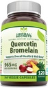 草の秘密のケルセチン800mgとBromelain 165mg、Vegagieのカプセルの補足 非GMOの グルテンフリー 米国製(965 mg、240、カウント)