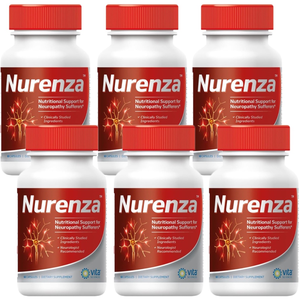 Vitaの科学のNurenzaの神経症の救助の補足40xの強さのNerveの健康、速い修理w/ビタミン、酸化防止剤の再生のフィート、手、足およびつま先のための自然なR-ALAの形態。 6つのCtのパック