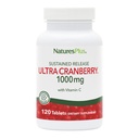 NaturesPlus Ultraクランベリー、サステンドリリース - 1000mg、120錠 - ビタミンC - ベジタリアン、グルテンフリー - 60サービング