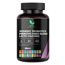 女性のためのMishas Nutraceuticals Probiotics, 50 Billion CFU - 16 プレバイオティックストレーナー - 腟の健康をサポート, 腸の健康と免疫システム - フェミニンサプリメント - 60 カプセル