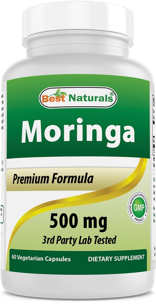ベストナチュラルモリンガスーパーフード500mg 60ベジギーカプセル