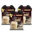 Atkins Café au Lait Iced Coffee 風味のプロテインシェイク、ハイプロテインシェイク、低糖、低炭水化物、低糖、ケトフレンドリー、グルテンフリー、12カウント