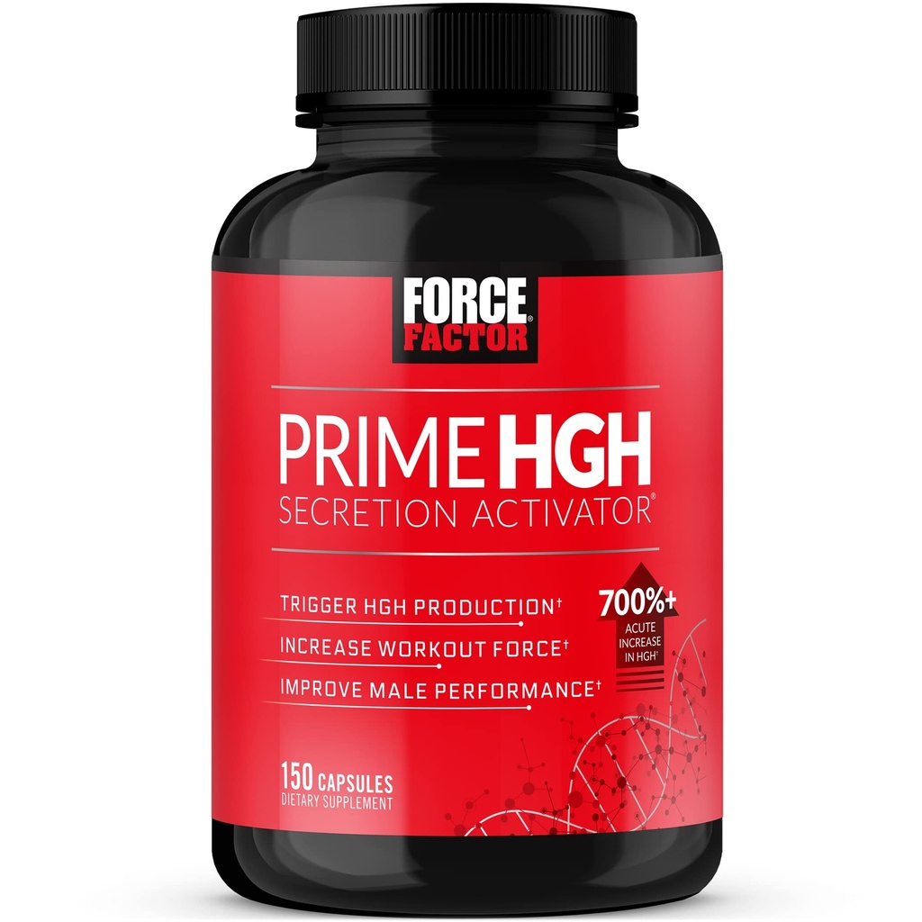 フォースファクタープライム HGH 分泌活性化剤は、L-アルギニンとトリガー HGH の生産に L-グルタミンと男性のためのサプリメント, ブーストワークアウトフォース, アスレチックパフォーマンス, 150 カプセル