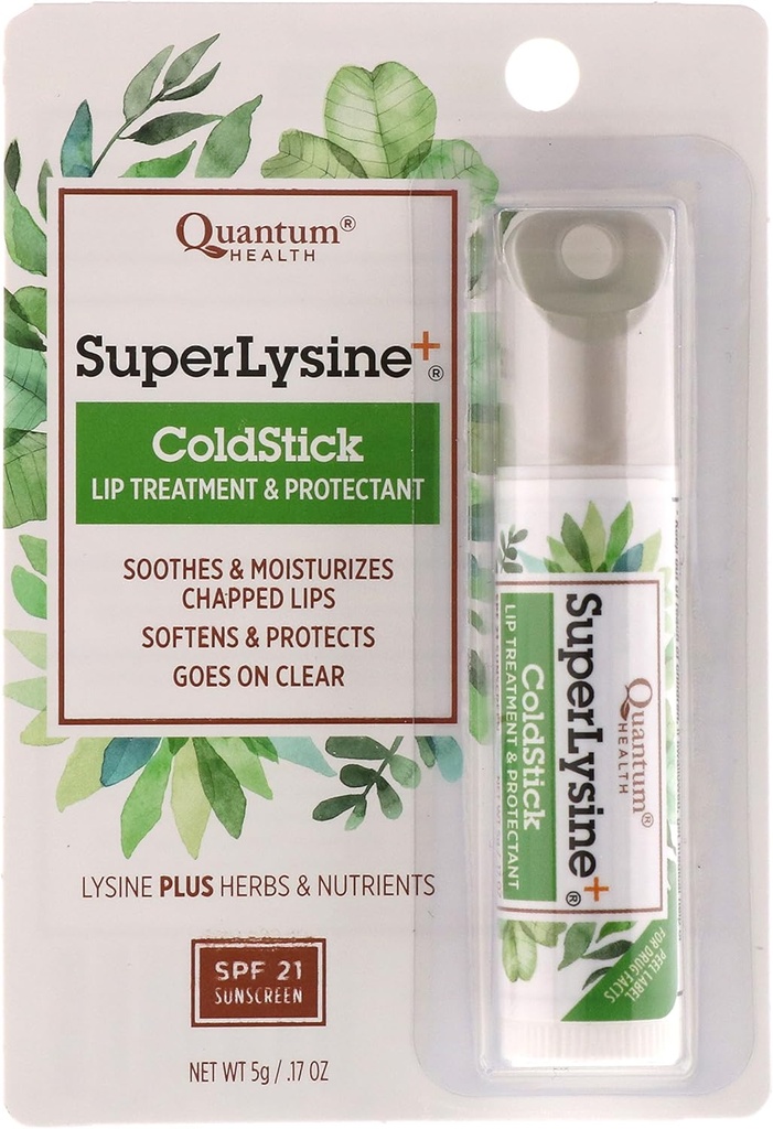 Quantum Health Lysine+ Coldstick、SPF 21、0.17 Ounces(パッケージ2)