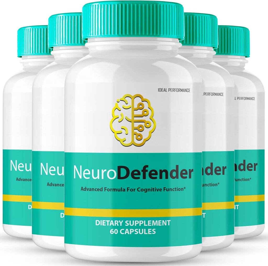 Neuro Defender 脳は、記憶と焦点のカプセルのためのサプリメント NeuroDefender 高度なフォーミュラ 脳の健康サポート 丸薬、余分な強度の Nootropics Neuro Defender すべての自然なレビュー (5 パック)