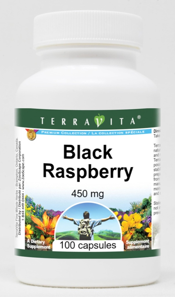 ブラックラズベリー - 450 mg (100 カプセル, ZIN: 519368)