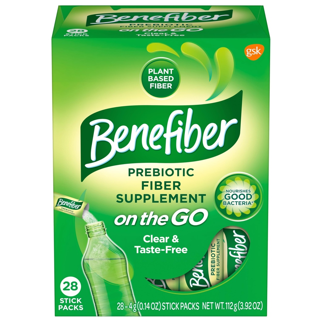 消化器の健康、毎日の繊維のためのGoのPrebiotic繊維の補足の粉のBenefiberは- 28の棒(3.92のOunces)を不燃やしました