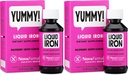 NovaFerrumの小児科は乳鉄の補足を乳剤およびトドル4のflのoz (120のmL)落とします- 2のラズベリーのブドウ-のパック