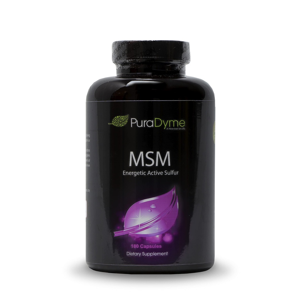 PuraDyme MSM と Cofactor 全フードブレンド – 180 ビーガンカプセル