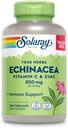SOLARAY EchinaceaビタミンC&亜鉛850mgプラスBioflavonoids、健康な免疫サポートのためのEchinaceaカプセル、ビーガン、Lab Verified、60日間返金保証、90のサービング、180 VegCaps