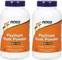NOW の食糧の syllium の殻の粉、12 の Ounce (パッケージ 2)