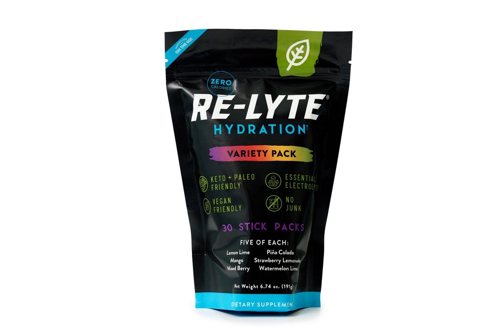 REDMOND Re-LyteのHydrationの電解質の粉の組合せ、バラエティ パック、30の棒のパック