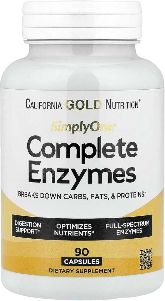 SuperNutrition 単に 1 つの完全な酵素のスペクトル、Digestion サポート、包装 5 月 Vary、90 の計算、10033739001243