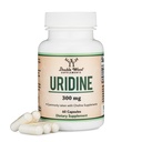 Uridine Monophosphate - サードパーティテスト済み(コリンエンハンサー、初心者向知性)(300mg、60カプセル) アルファGPCコリンと脳の健康とダブルウッドによる記憶