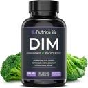 DIMサプリメント300mg - ブロッコリーとジニルメタン&バイオパリン - 女性と男性のためのホルモンバランスサポート, エストロゲン代謝, 更年期救済とホルモンのアクネコントロール - 90 ビーガンキャップ