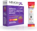 MemoryXL、マグネシウムL-Threonate: 記憶及び焦点のための頭脳の補足; Magtein®、Phosphatidylserine、ビタミンの組合せ。記憶焦点の注意の学習及び論理を改善して下さい。0砂糖、0 Cal、30pkクランベリーのレモン