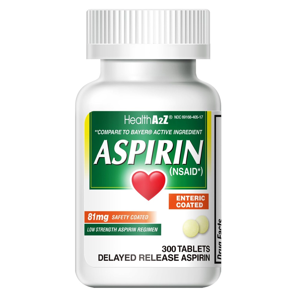 HealthA2Z® アスピリン 81mg | 強度の低い | 塗りつぶし | 痛みの軽減 | 痛みの軽減 | 痛みの軽減 | 痛みの軽減 | 頭痛の軽減 | 頭痛の軽減 | 痛みの軽減 | 痛みの軽減 | 痛みの軽減