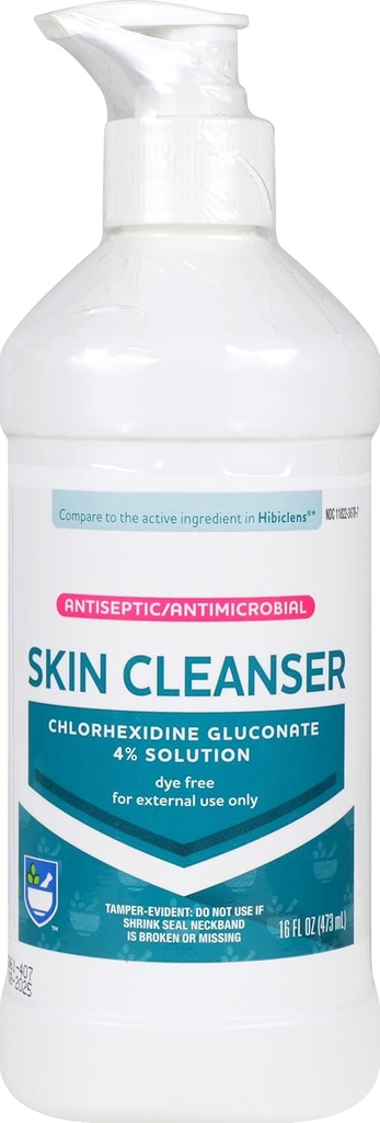 Rite Aid 防腐剤の皮の洗剤、Chlorhexidine のグルコン酸塩 - 16 oz   防腐剤の抗菌性洗浄 | 抗菌石鹸 | 傷の心配プロダクト