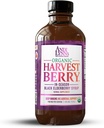 Andi Lynn's Organic Harvest Berry Syrup for Kids and Adult - 免疫サポートのための本物のハニーエルダーベリーシロップ - 治療式 - 4 Fl. Oz (パッケージ 1)
