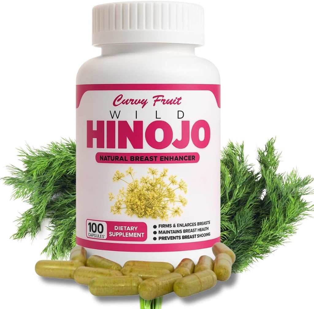 野生のフェンネルカプセル - 天然バストの強化とリフティング  サギングを防ぎます & ボリュームを追加します。 | 100% ハーブフォーミュラ フラー, しっかりしたルック | 550 mg – 31 日の供給