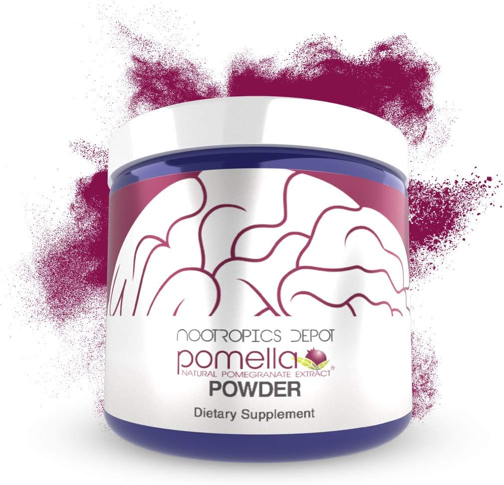 Nootropics Depot Pomella Pomegranate Extract Powder 15 グラム | 酸化物および炎症性サポートサプリメント | 心血管の健康を促進 | 100 のサービングが含まれています