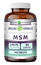 アメージングフォーミュラMSM(メチルスルフォニルメタン)サプリメント | サービングサプリメントごとの1500 Mg | 180錠 | 非GMO | グルテンフリー | アメリカ製