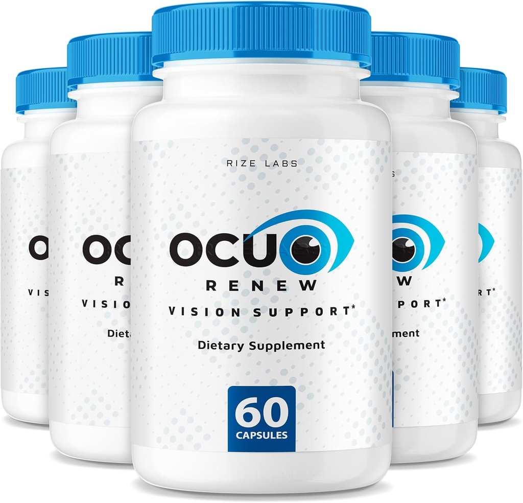 レイズラボ - Ocurenew Vision Support Supplement、Vision Healthの改善のためのオールナチュラルカプセル、焦点を合わせるより良い能力、健康的な目機能をサポート(300カプセル)