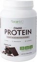 BRAINMD Dr Amen Omni Protein Chocolate - 2.38 lbs - 植物ベースのタンパク質パウダー - エネルギーとエクササイズの回復を促進する - ビーガン、ベジタリアン、砂糖無料、グルテンフリー - 30 サービング