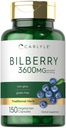 Carlyle Bilberry Extract カプセル | 3600mg | 150 カウント | ベジタリアン・非GMO・グルテンフリー フルーツ サプリメント