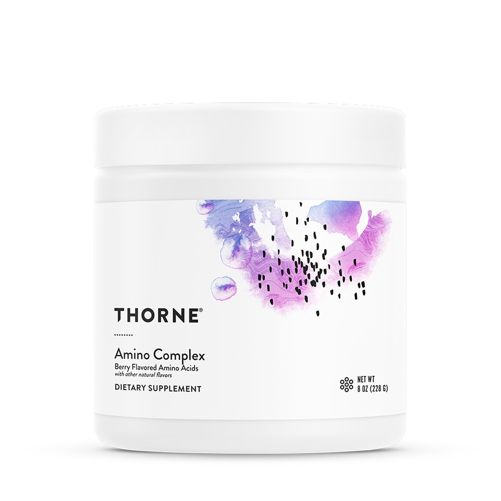 THORNE - アミノコンプレックス - プレまたはポストワークアウトのための臨床的に評価された EAA と BCAA パウダー - リーンマッスル質量と運動回復を促進します* - NSF スポーツのために認定 - 30 サービング - 8.0 オズ - ベリー