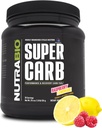 NutraBio Super Carb、Cyclic Dextrin、Raspberry Lemonade、30 Svのワークアウトの燃料、性能および筋肉回復のためのCyclicのDextrin及びElectrolytes、高度のCarbの補足の粉