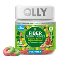 OLLY繊維のGummyリング、5g FOSのプレバイオティック繊維、消化の健康の補足、* いちごのwatermelonの味付け、25の日の供給- 50の計算