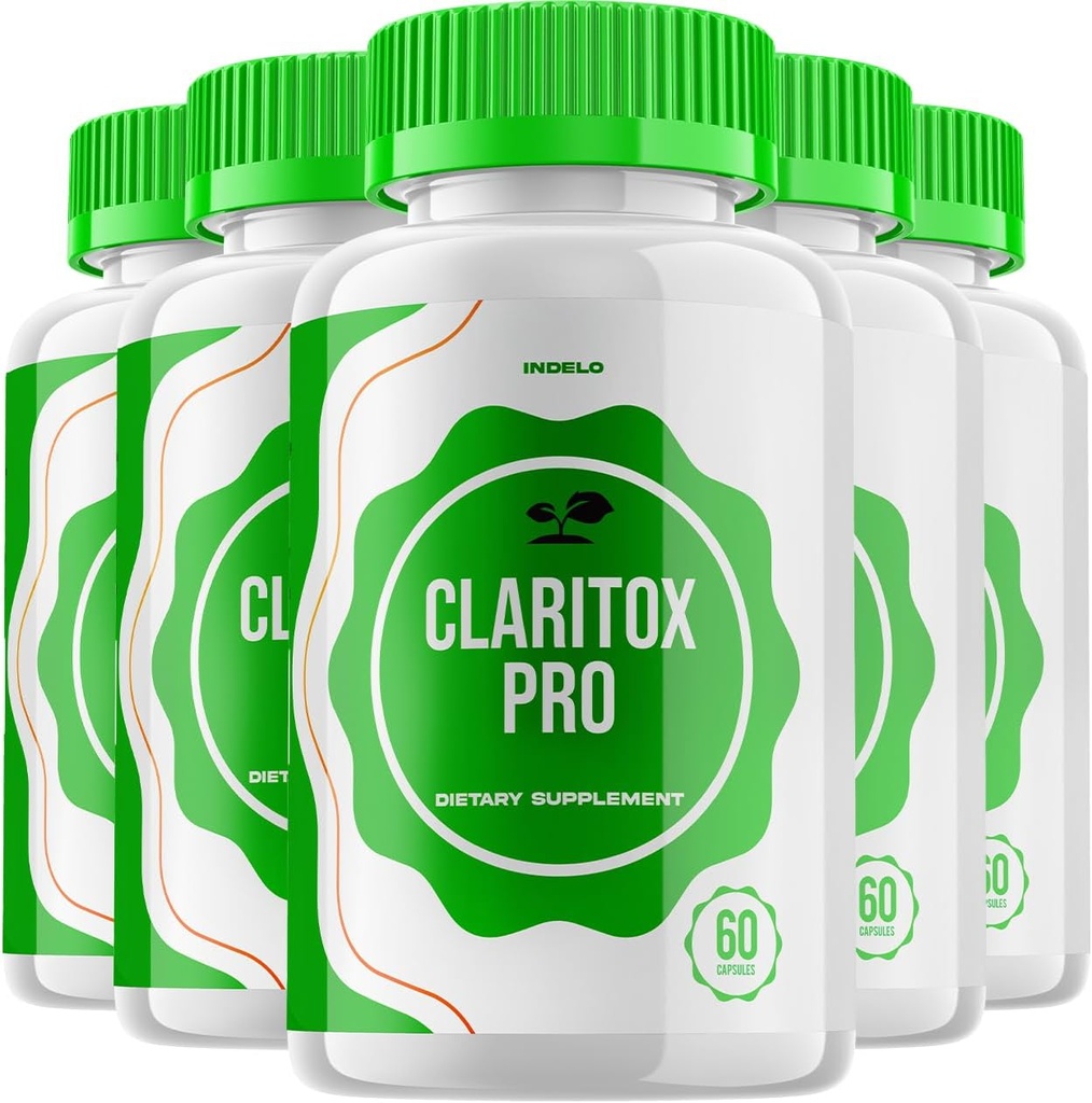 (5パック) Vertigoカプセル用Claritox Pro、Vertigoレビュー用Claritox Pro、Vertigoサポート用ClaritoxPro 補足 最大強度向性式Pills Claritox Pro(300カプセル)